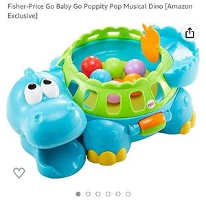 Fisher-Price Go Baby Go Poppity Pop Musical Dino